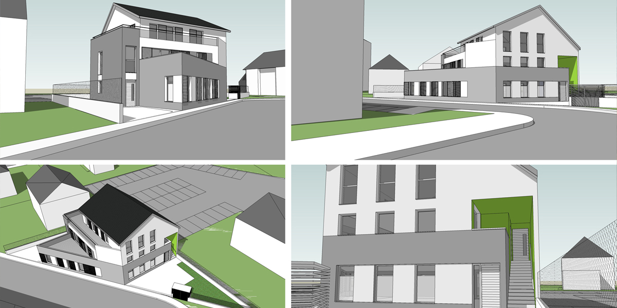 4 Logements collectifs à tours